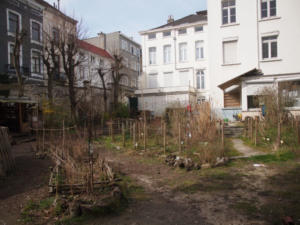 Ehemaliger Klostergarten an der Rue de l'Abondance 31 – wird heute von Schulen genutzt