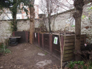 Ehemaliger Klostergarten an der Rue de l'Abondance 31 – wird heute von Schulen genutzt