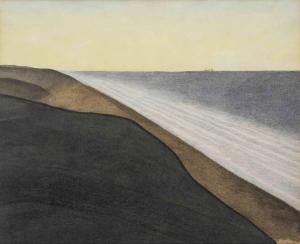 Léon Spilliaert - Marine met duinen (ca.1945)